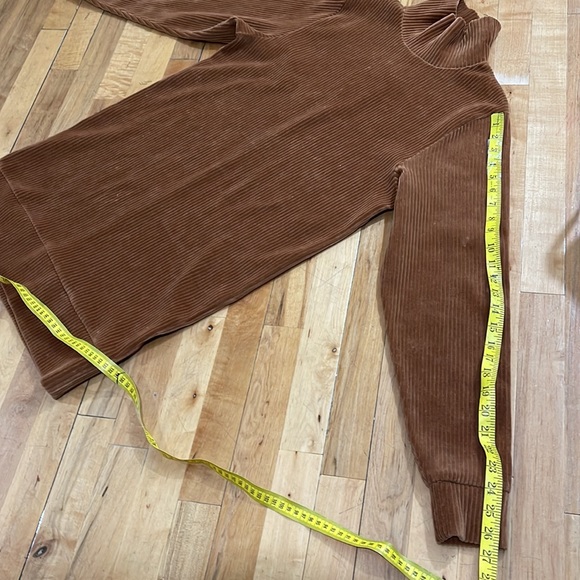 Rag & bone ribbed , corduroy , brown mini dress - Picture 3 of 9